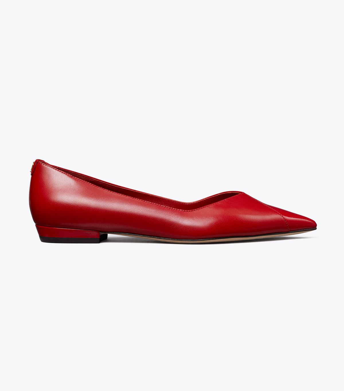 tory burch triangle pointed flat
