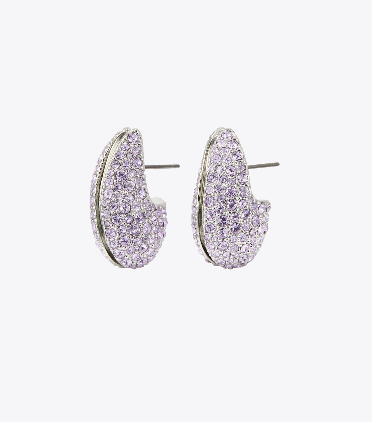 tory burch pierced pav  earrings