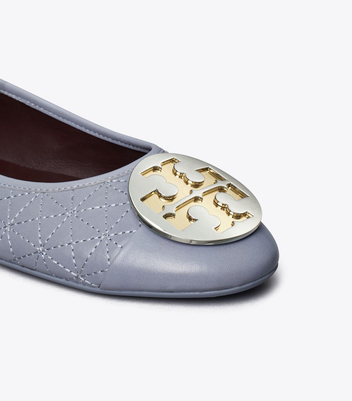 tory burch claire cap toe quilted ballet