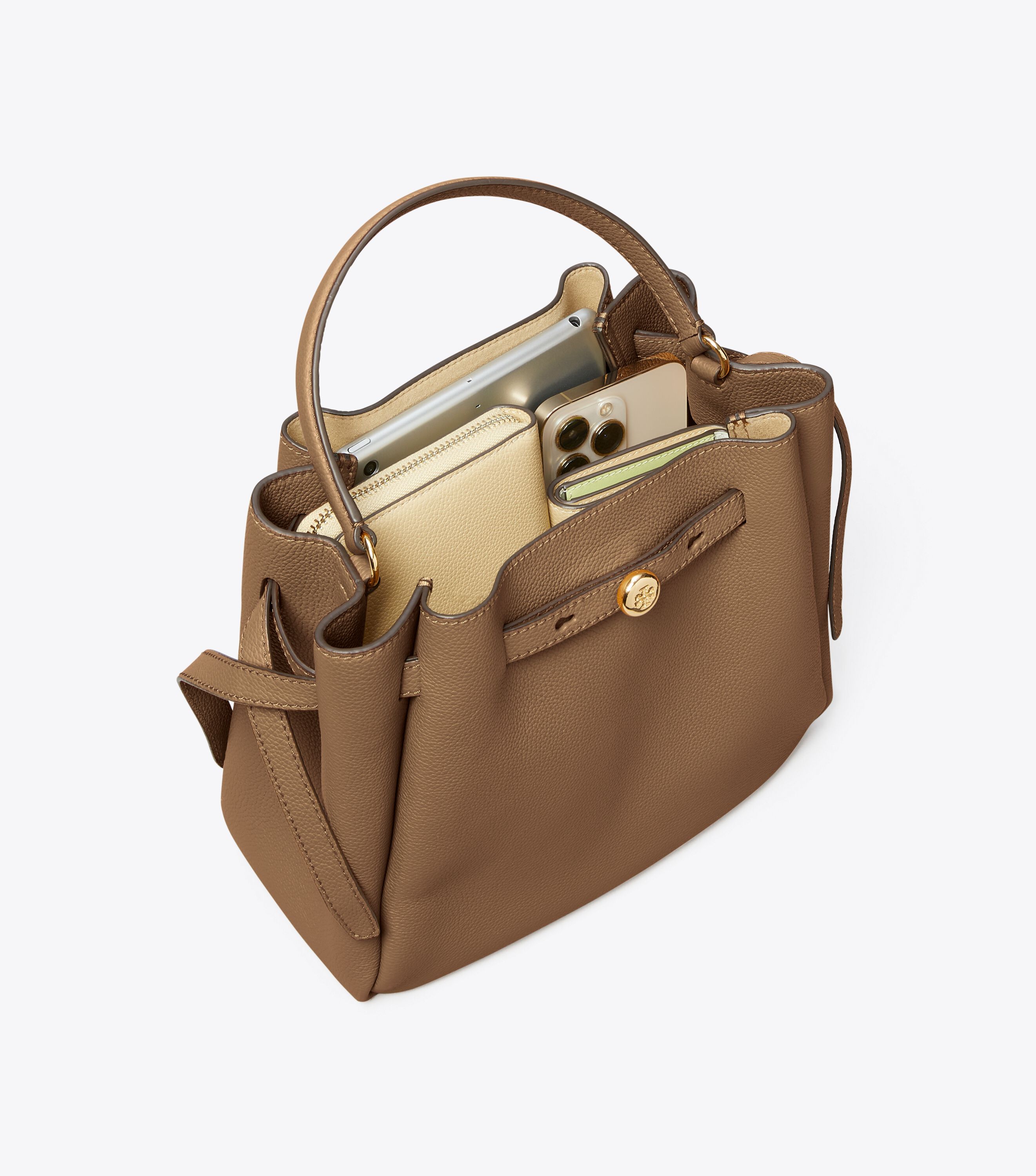 Romy Bucket Bag, Wild Mushroom | Tory Burch KW