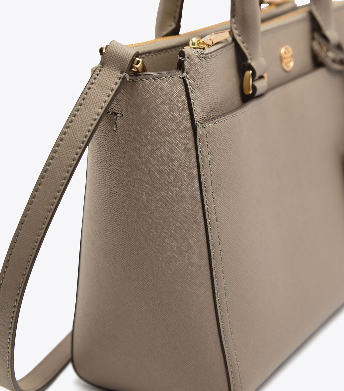 tory burch robinson small double zip tote