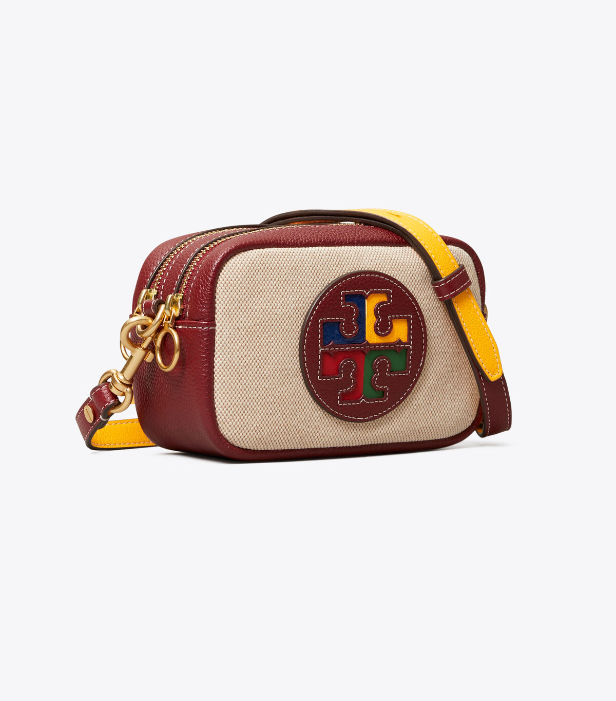 Perry Color-Block Canvas Mini Bag