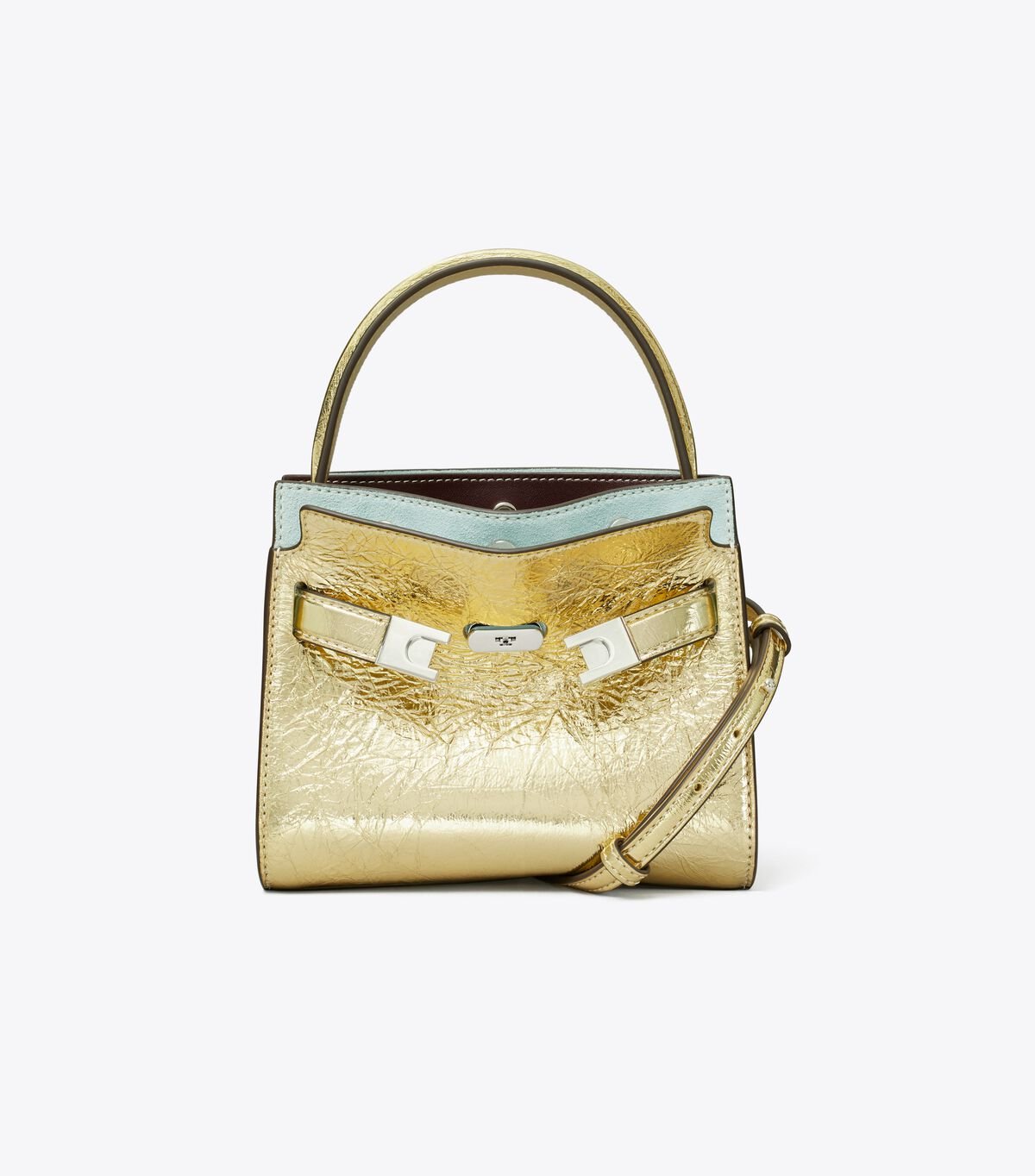 tory burch petite lee radziwill double bag
