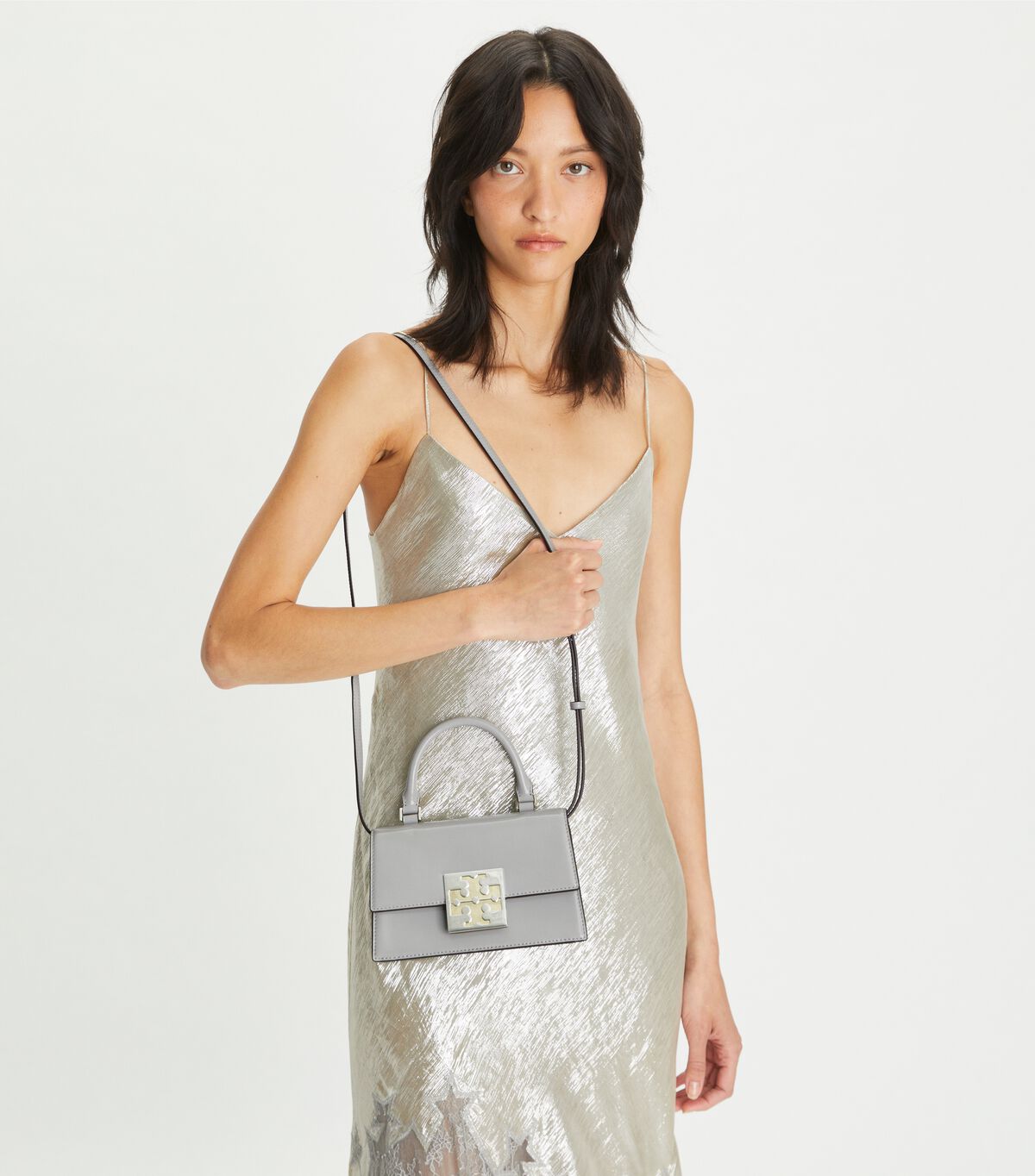 tory burch bon bon spazzolato mini top handle bag