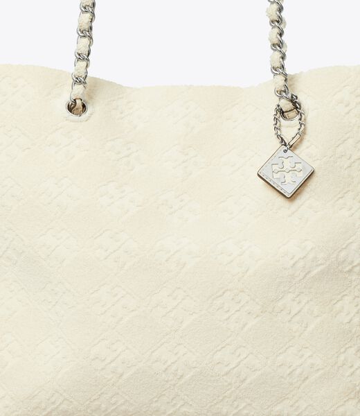 tory burch ella terry chain tote