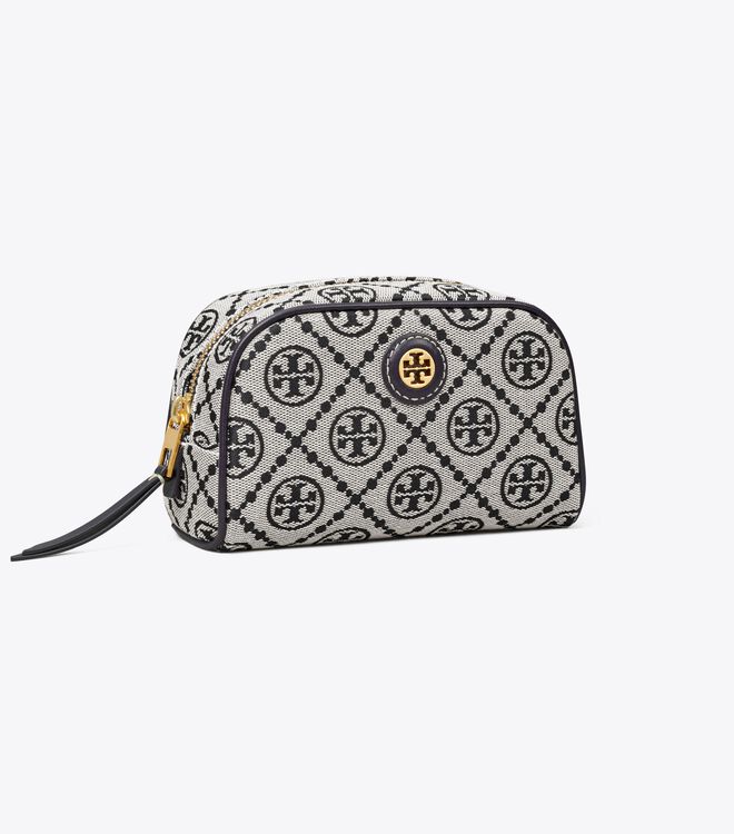 T Monogram Jacquard Mini Cosmetic Case | Accessories | Tory Burch