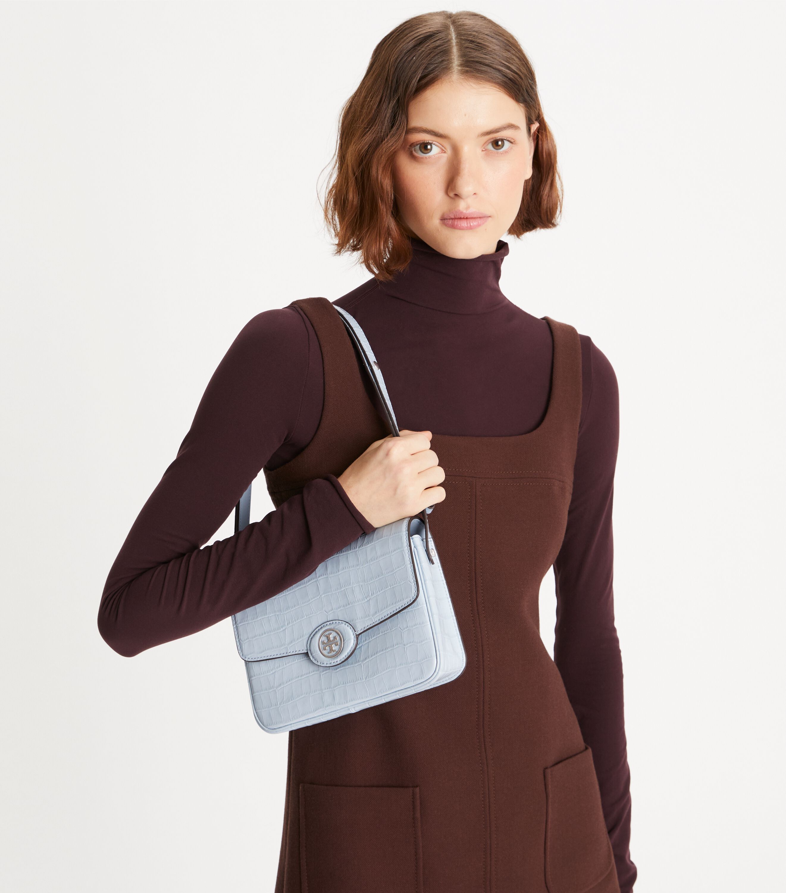 Tory burch robinson embossed shoulder bag discount