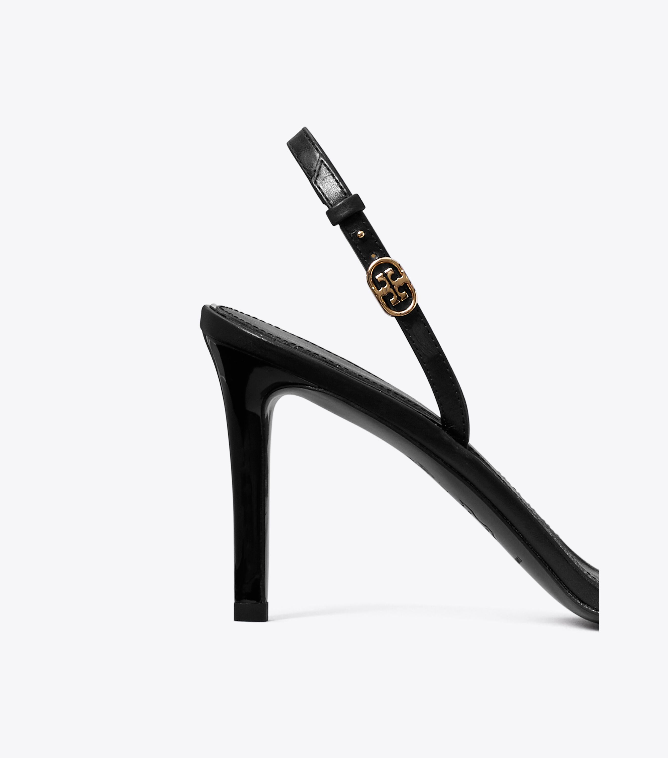 Tory Burch Double T Buckle Heeled Sandal Tory Burch KW