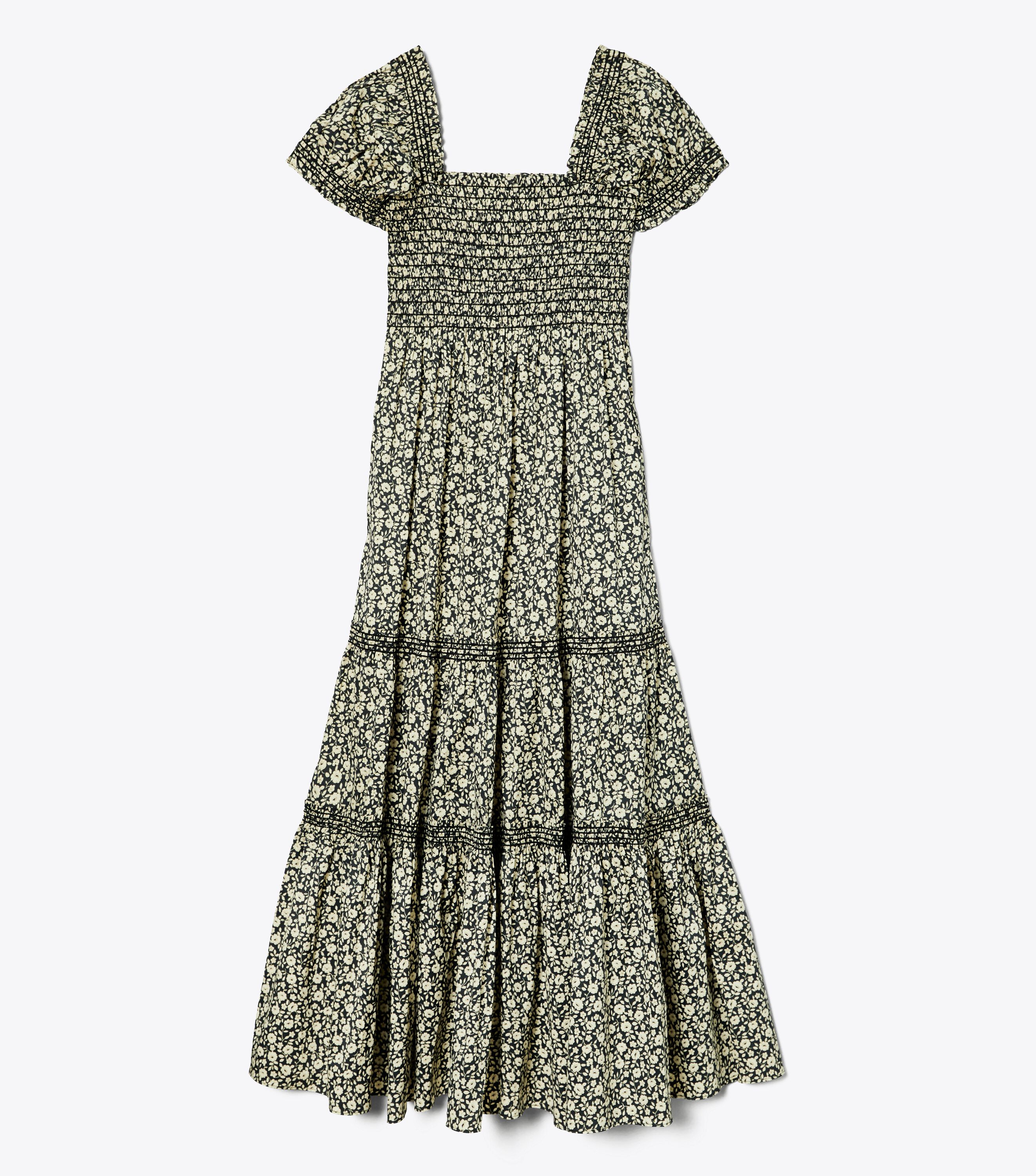 Tory Burch Smocked Midi Dress Tory Burch KW
