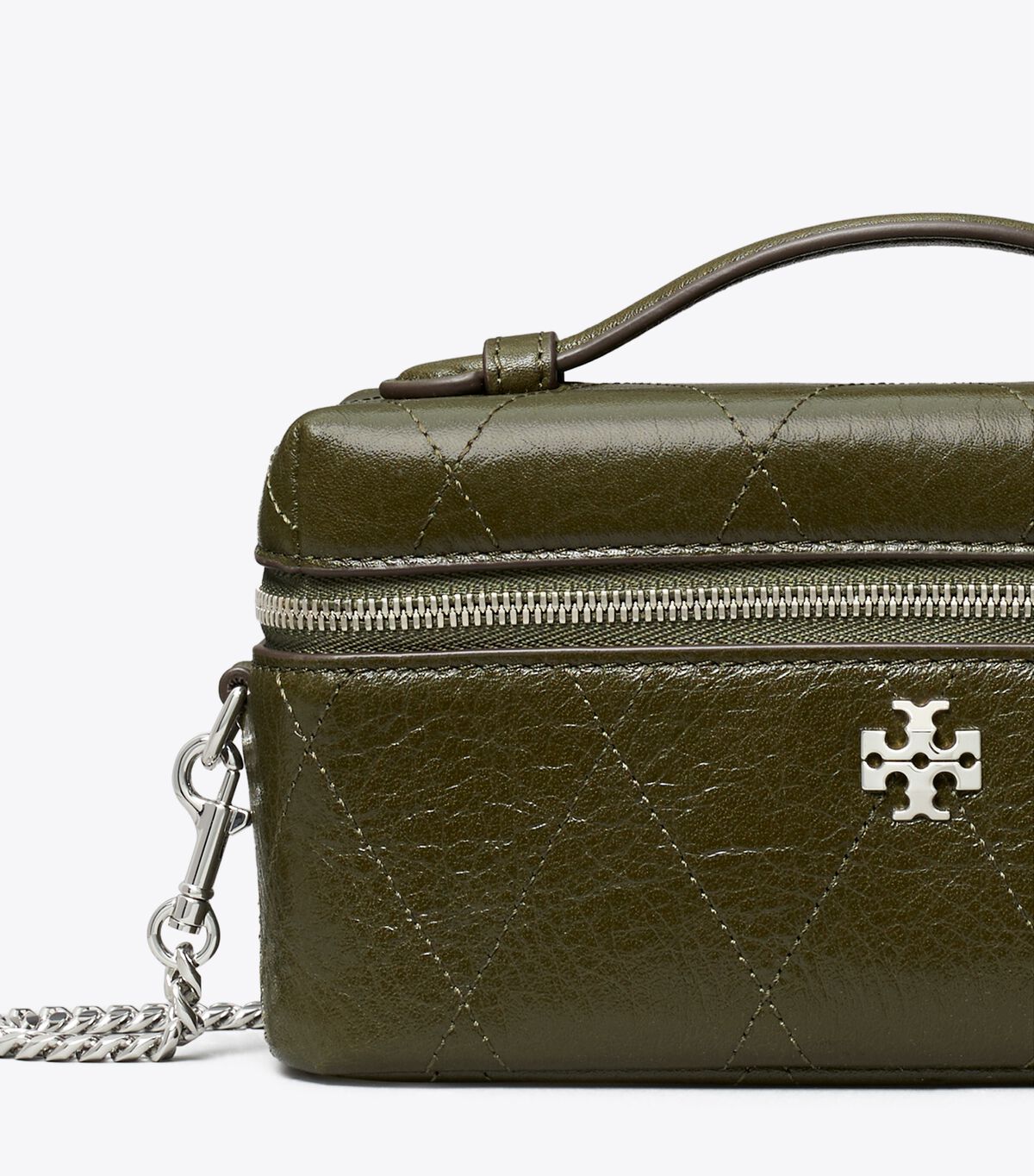 tory burch حقيبة مكياج تشارلي مبطّنة بتصميم أفقي  east west