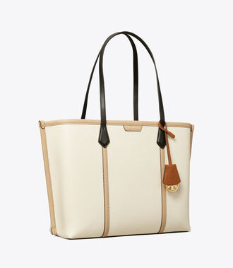 PERRY COLOR-BLOCK TRIPLE-COMPARTMENT TOTE