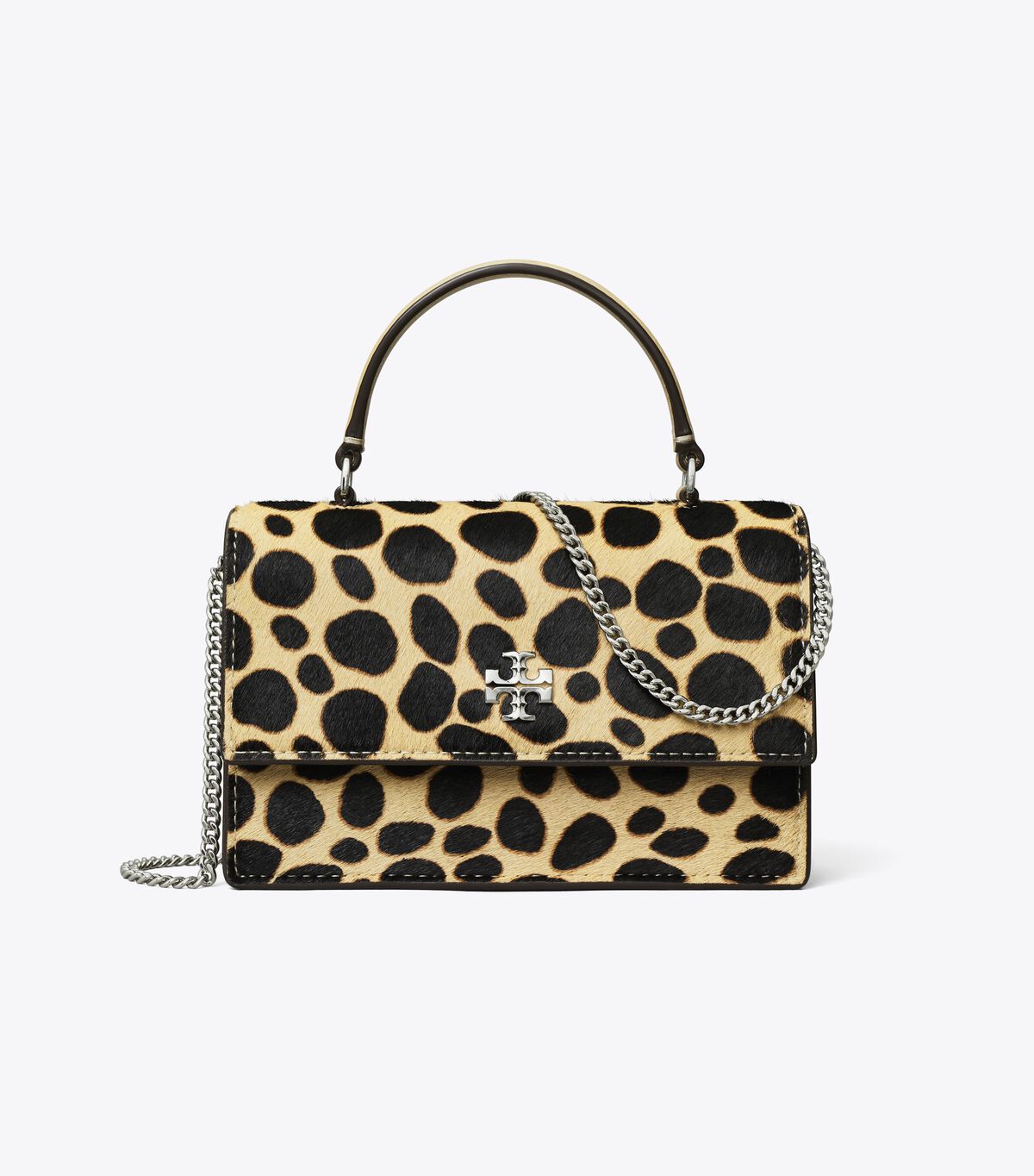 حقيبة كروس ميني كيرا بمقبض علوي من شعر العجل tory burch حقيبة كروس ميني كيرا بمقبض علوي من شعر العجل