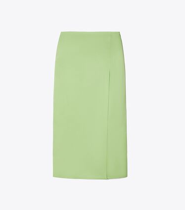Satin Wrap Skirt