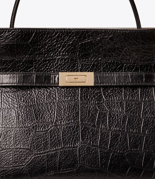 Small Lee Radziwill Embossed Double Bag tory burch small lee radziwill embossed double bag