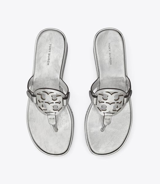 tory burch miller metallic wedge sandal