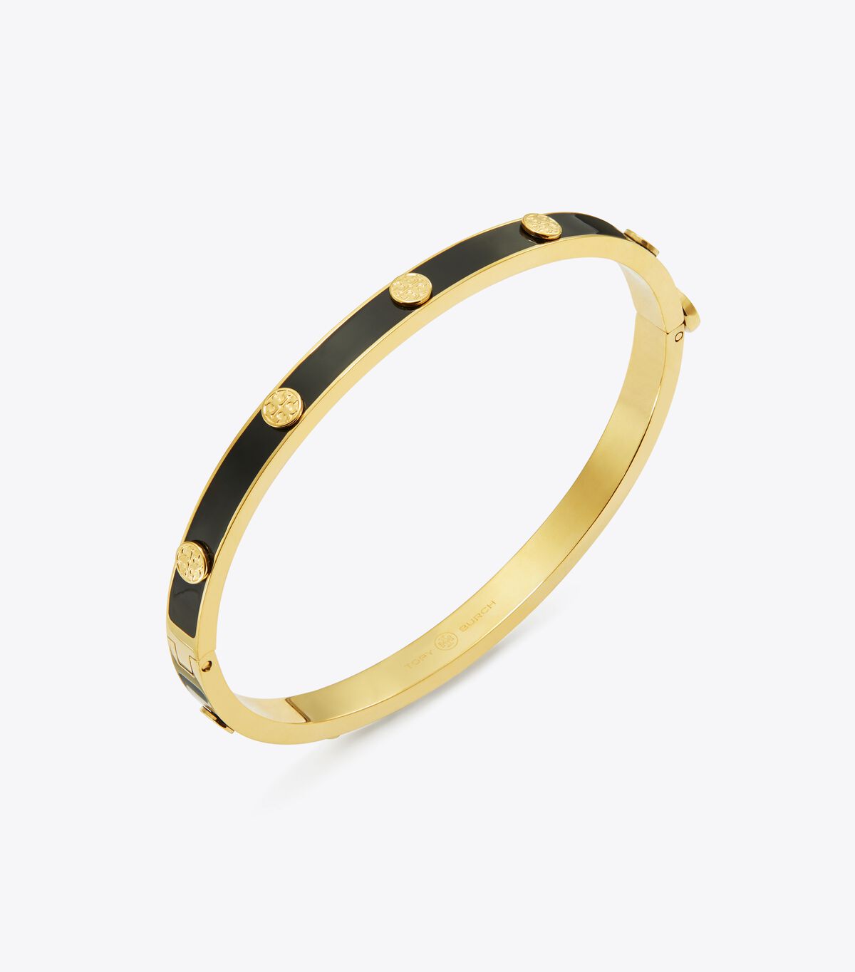 tory burch miller stud enamel 5mm hinge bracelet