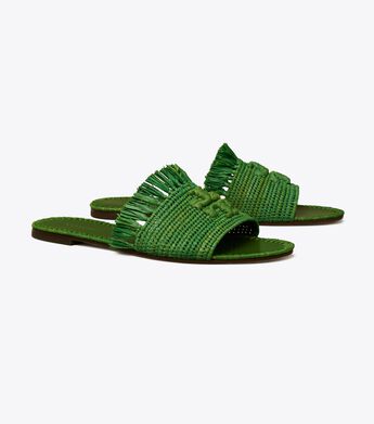 eleanor raffia slide