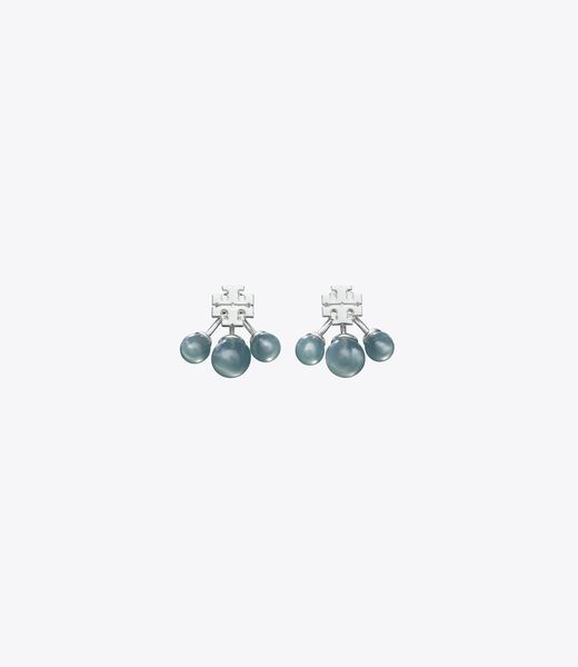 tory burch resin front back earring
