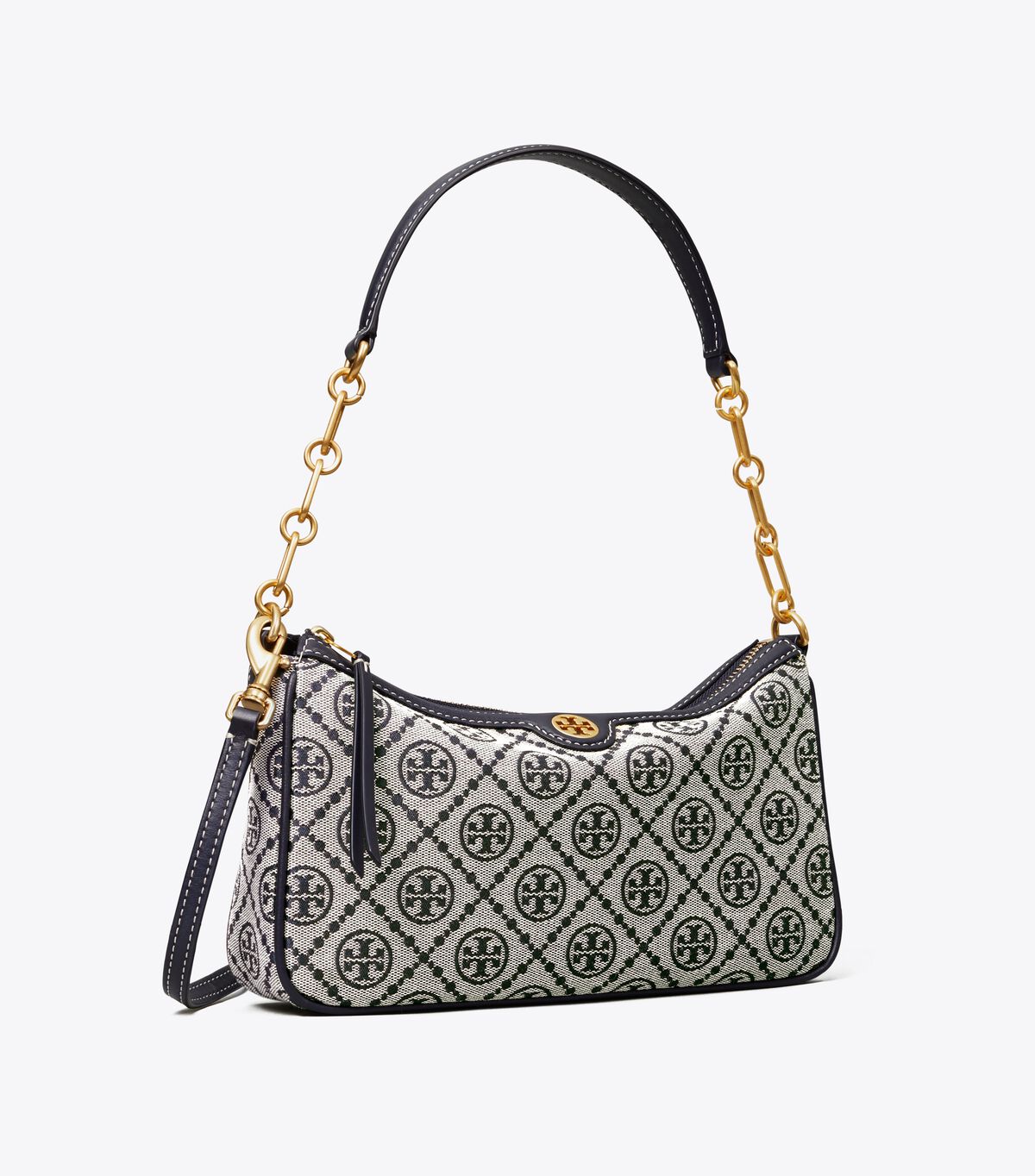 tory burch t monogram jacquard studio bag