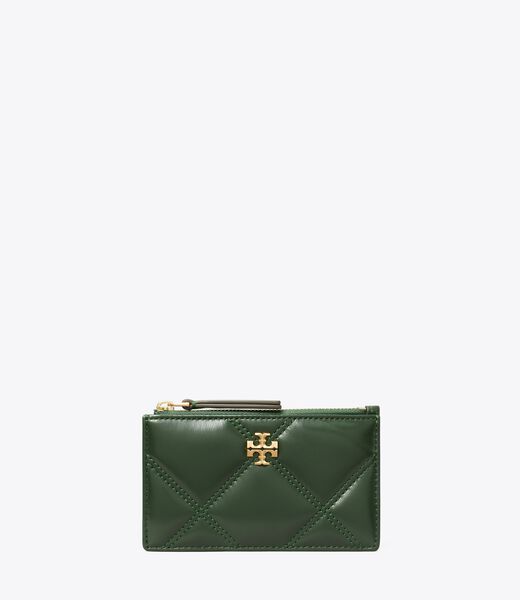 tory burch kira diamond quilt zip card case