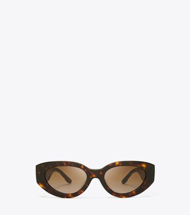 Kira Chevron Cat-Eye Sunglasses