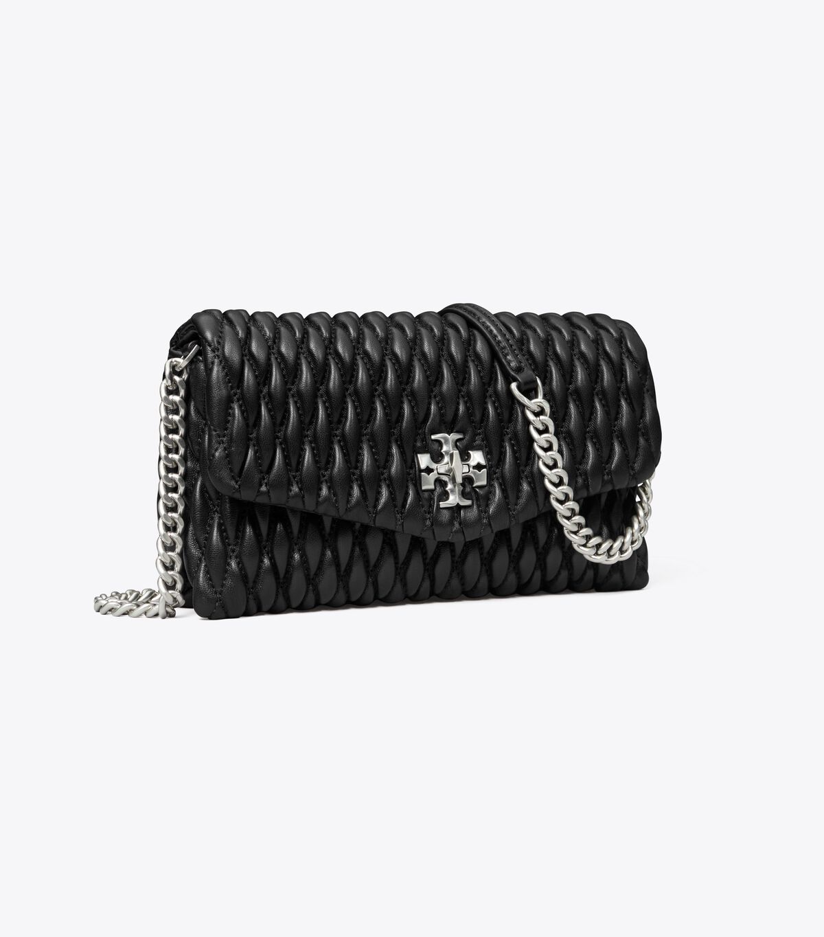 tory burch kira ruched chain wallet