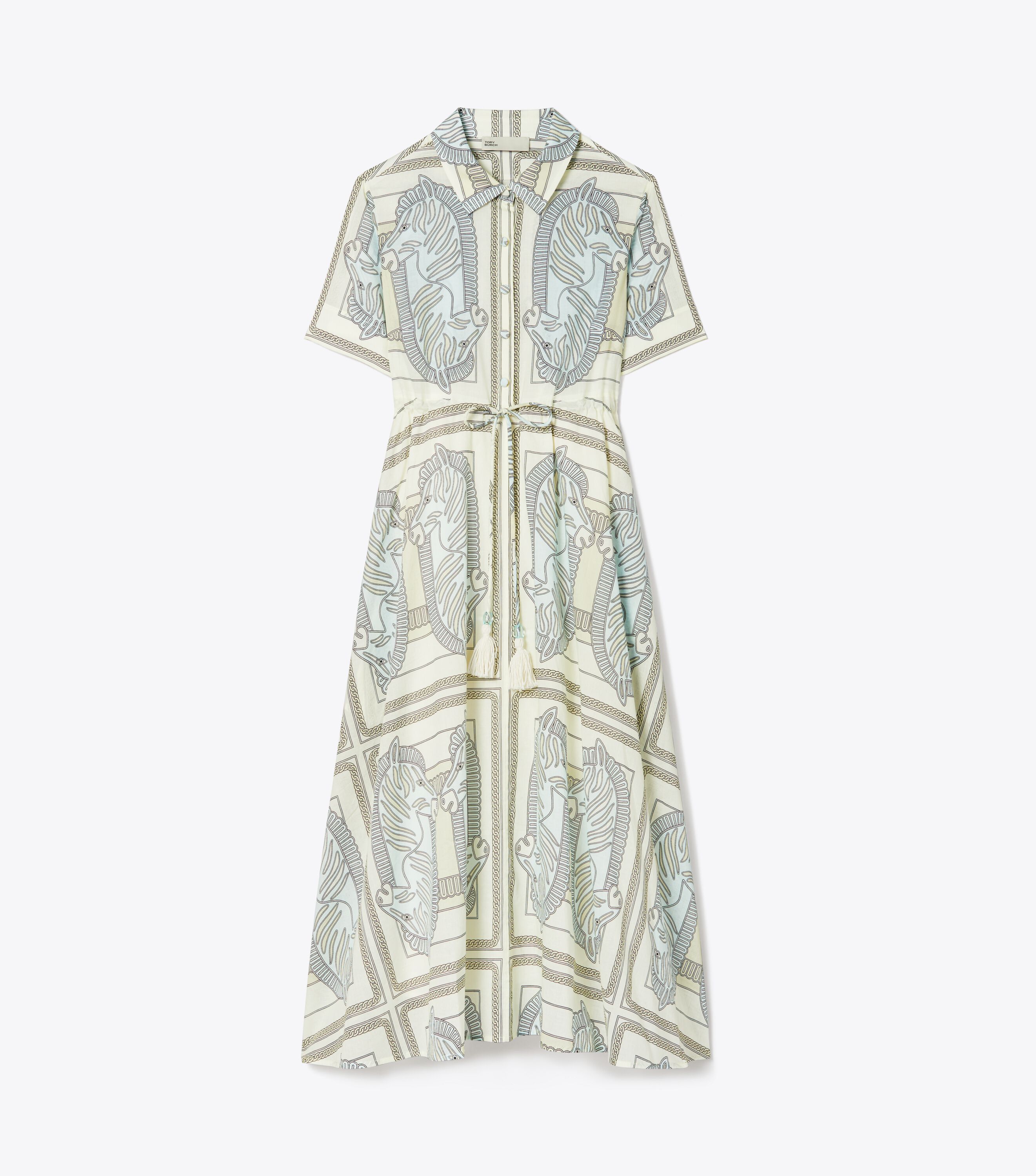 Tory Burch Printed Cotton Shirtdress Tory Burch KW