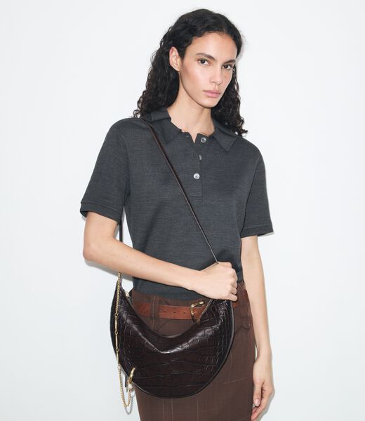 tory burch pierced croc embossed crossbody bag