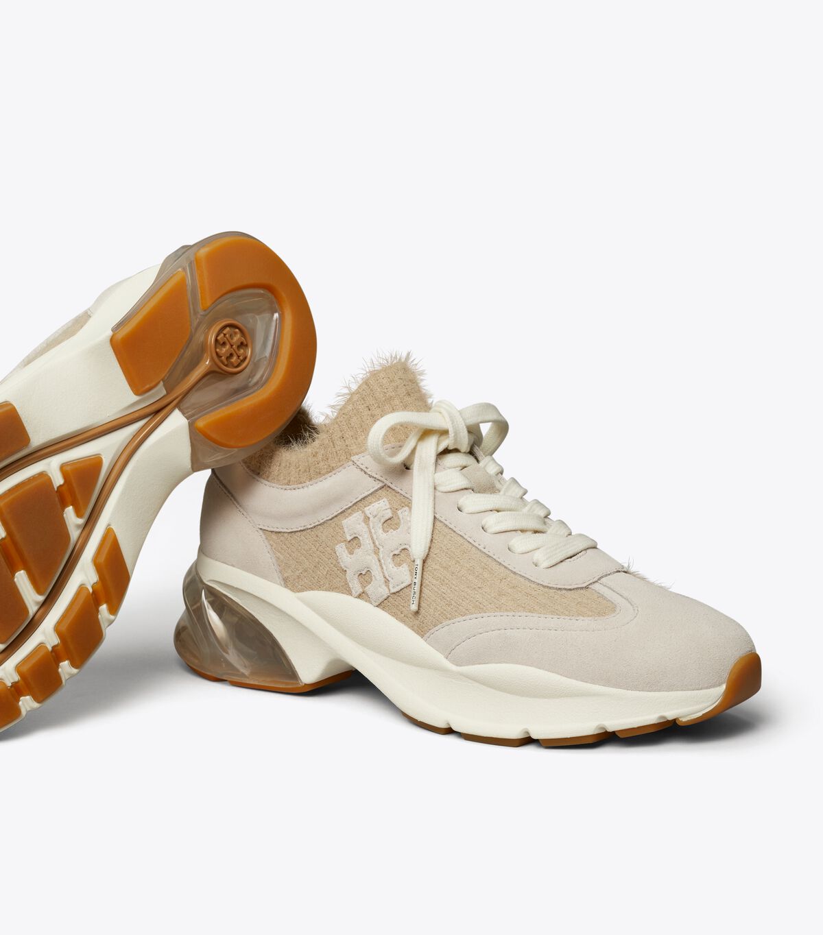 tory burch good luck mohair trainer
