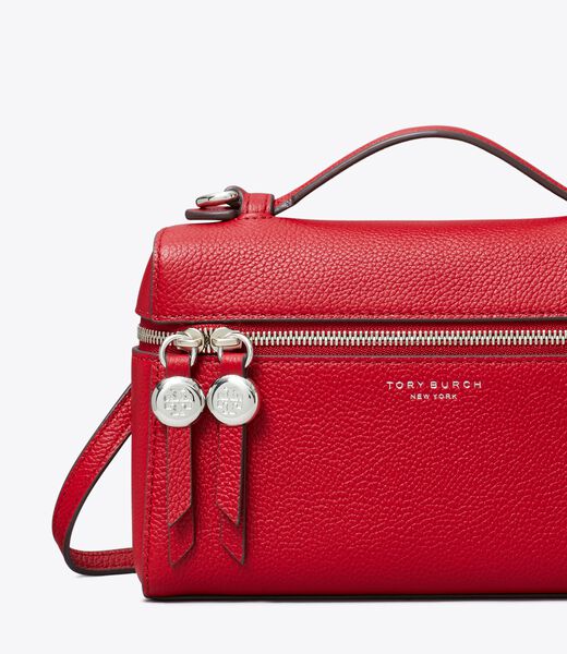 tory burch romy slim top handle bag