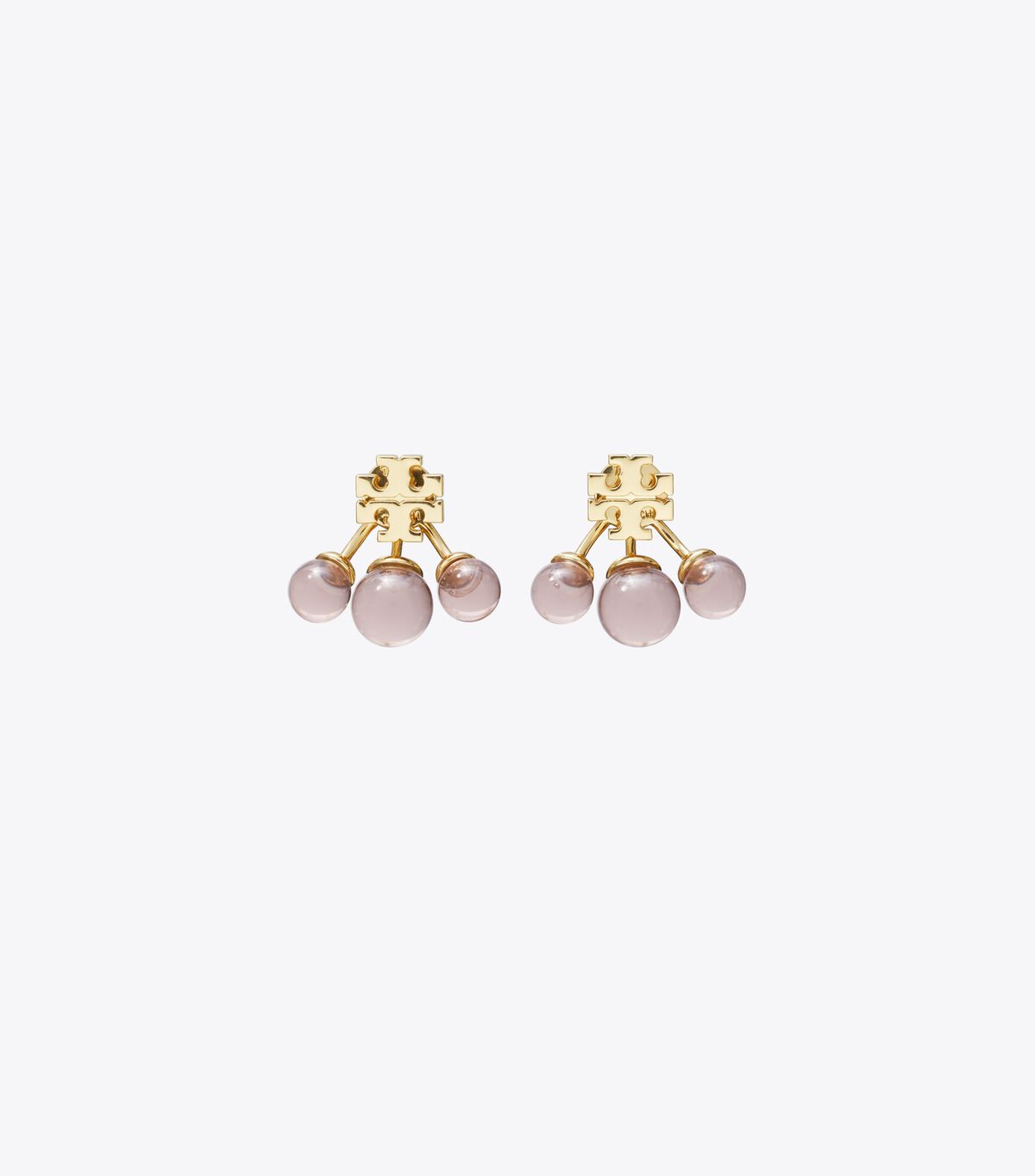 tory burch resin front back earring