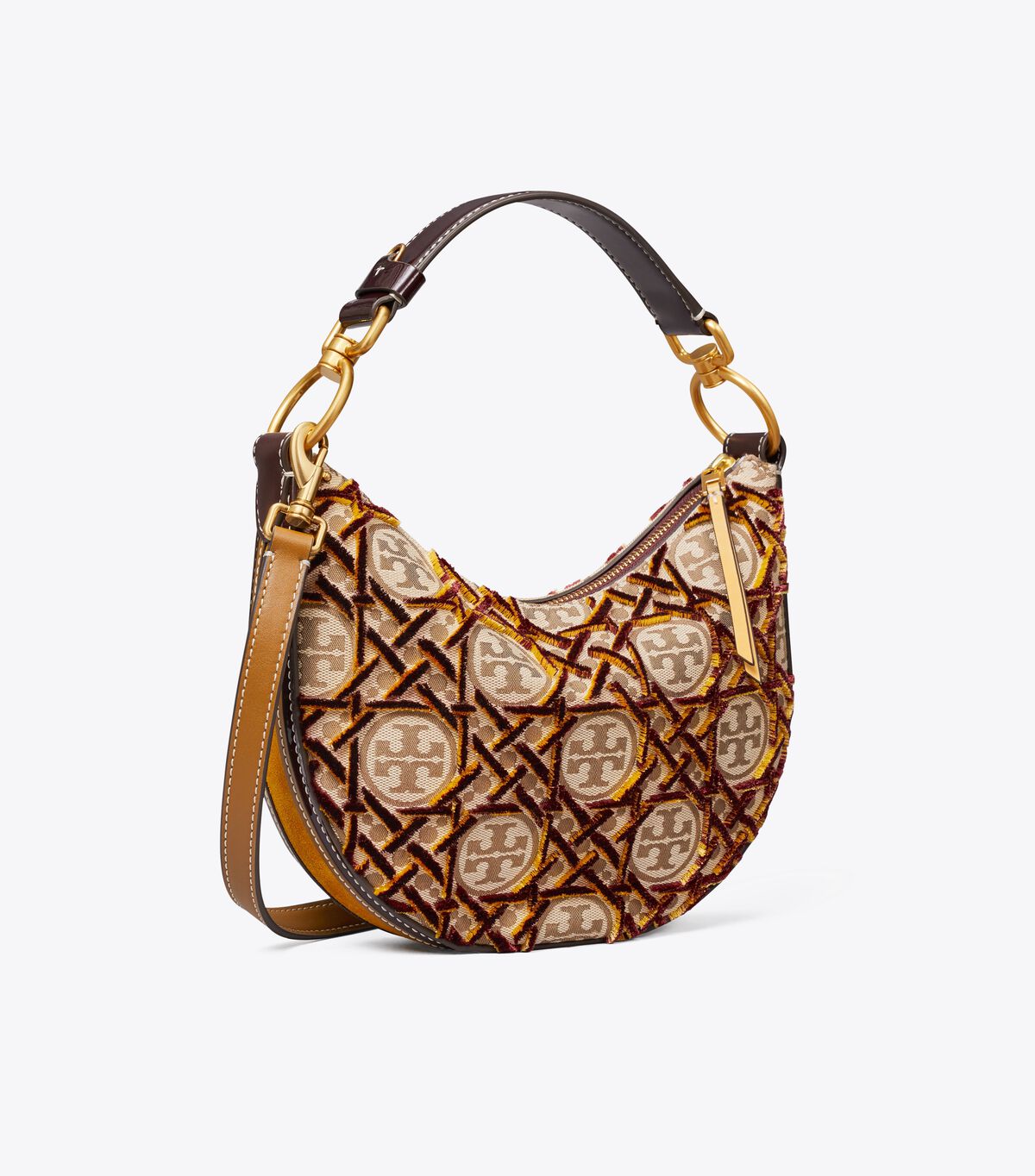T Monogram Fil Coupé Mini Crescent Bag
