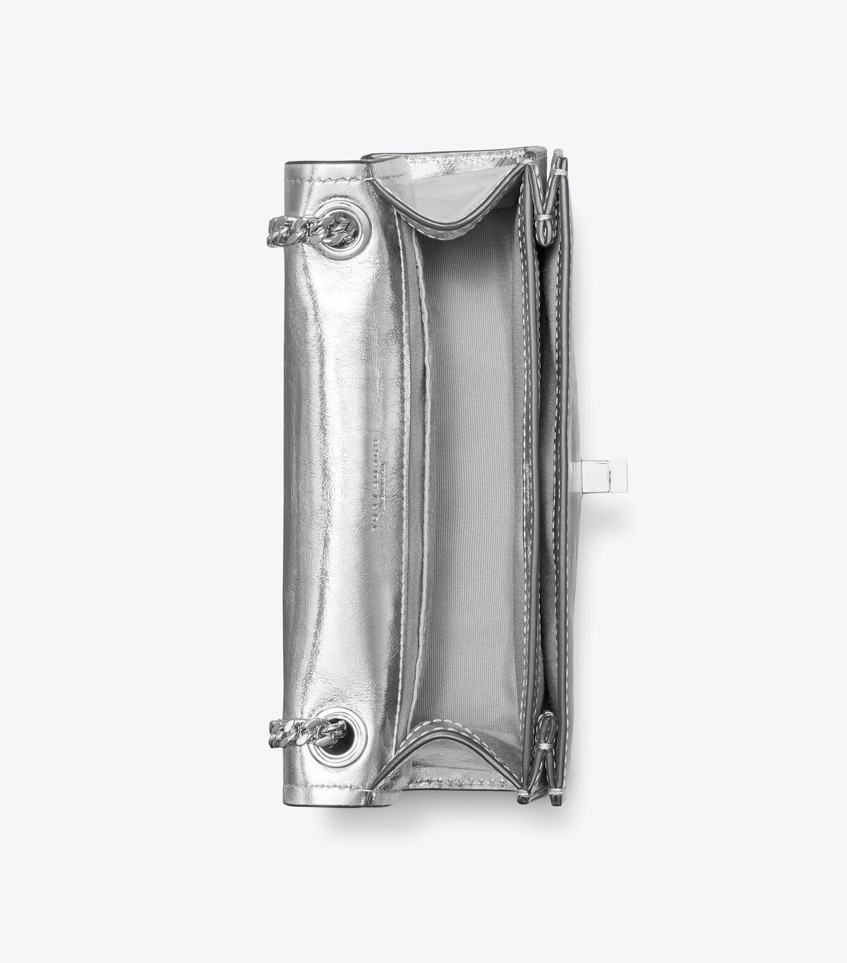 tory burch mini kira turnlock metallic shoulder bag