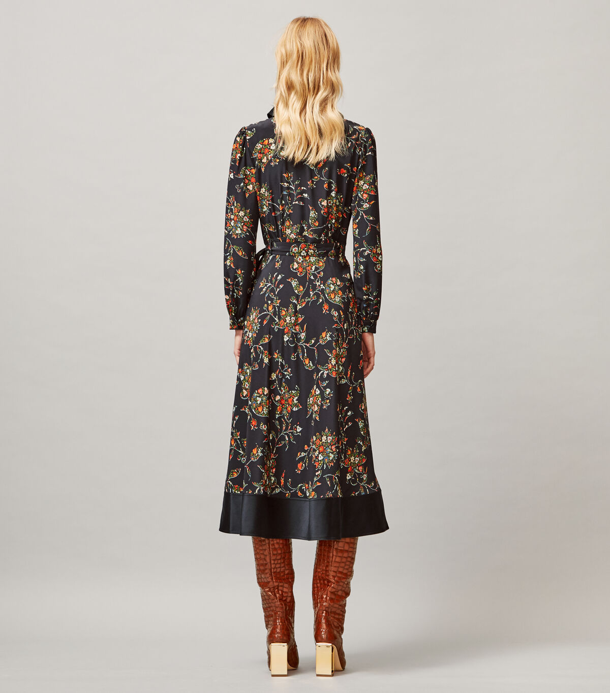 tory burch printed wrap dress