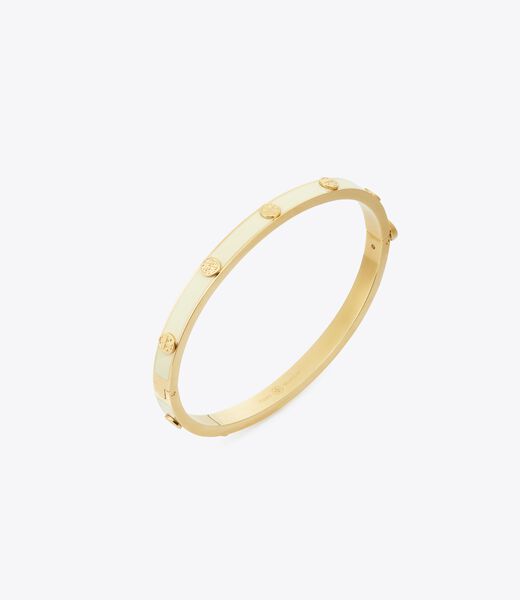 tory burch miller stud enamel 5mm hinge bracelet