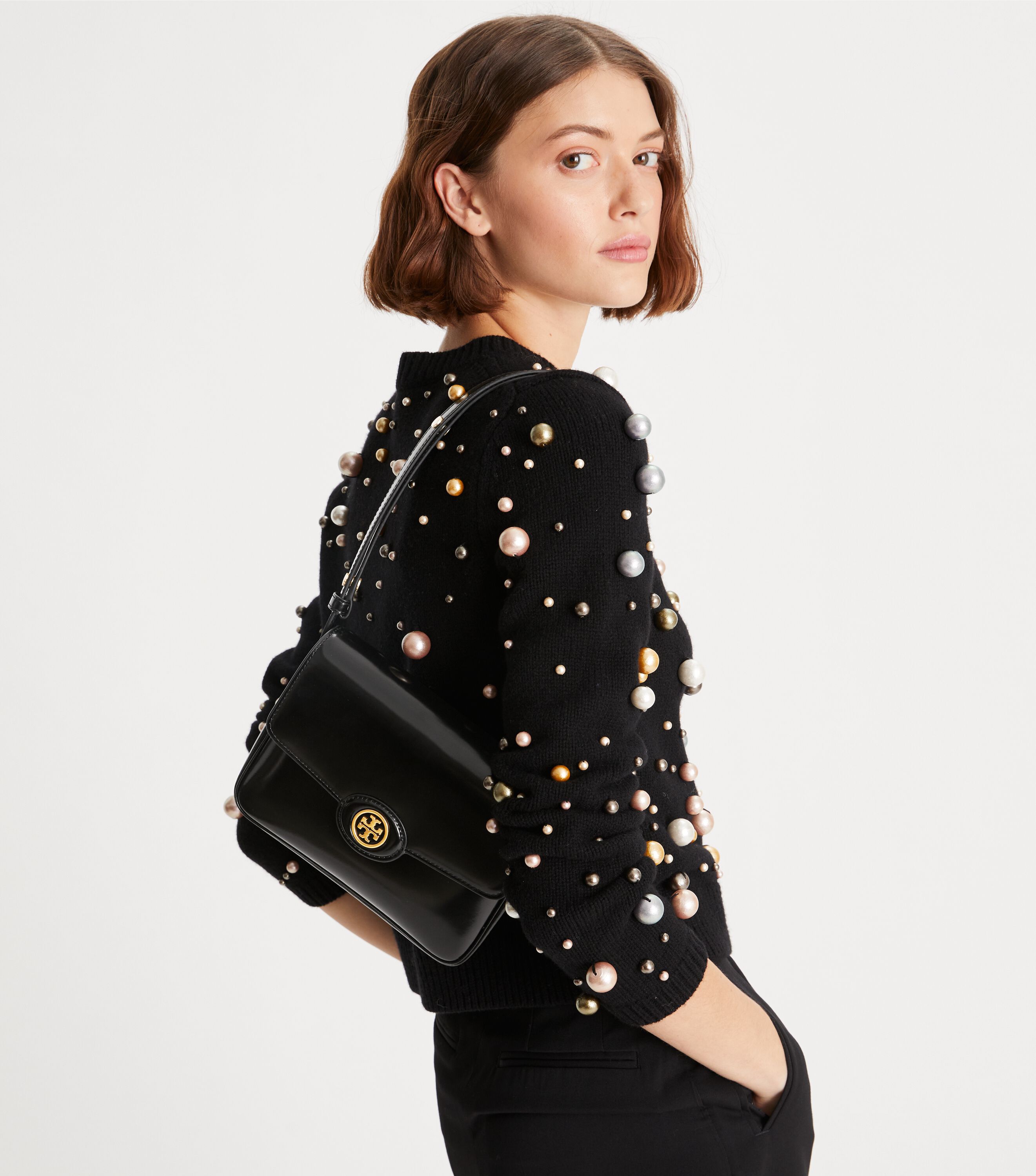 Tory burch robinson clearance adjustable shoulder bag