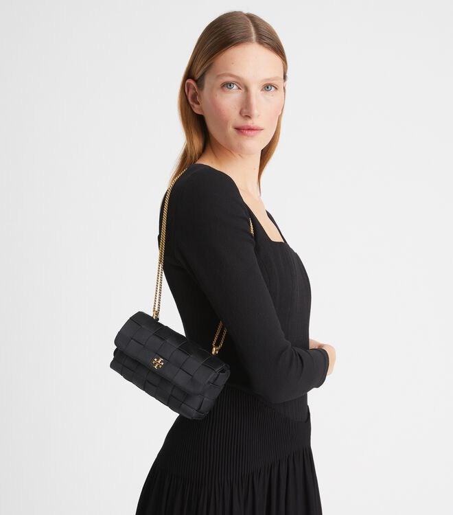 Mini Kira Woven Flap Bag | Handbags | Tory Burch