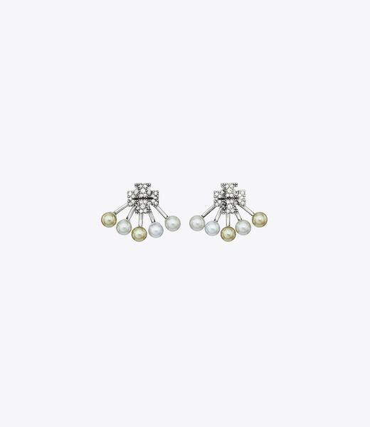 tory burch moondance pearl front back earrings