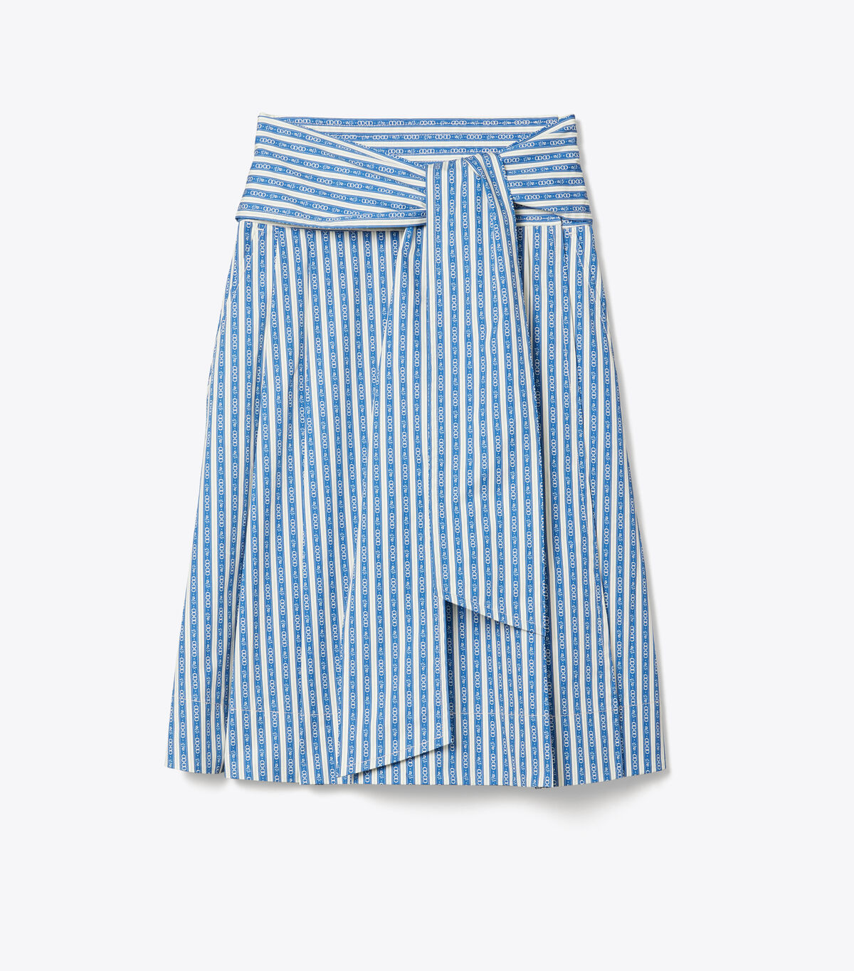 Gemini Link Stripe Wrap Skirt