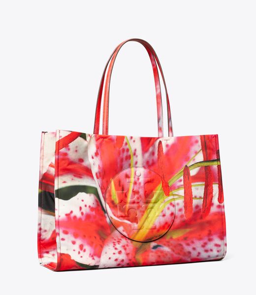 tory burch ella printed tote