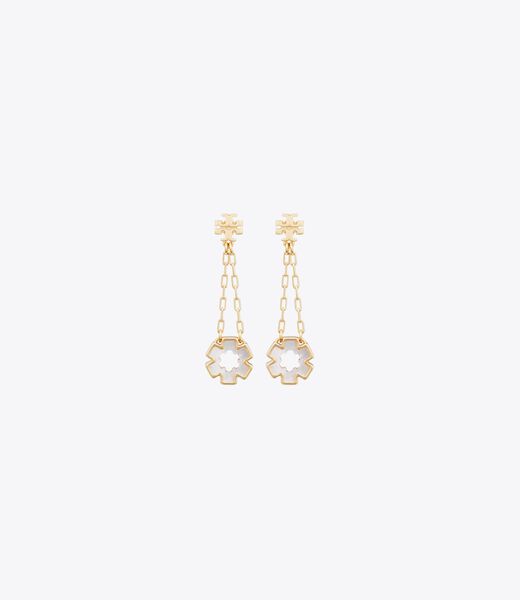 Forget Me Not Drop Earrings tory burch forget me not drop earrings