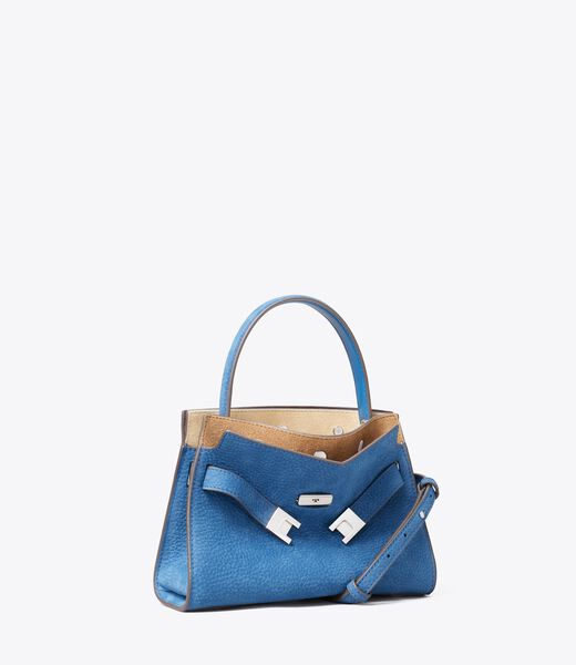tory burch petite lee radziwill nubuck double bag