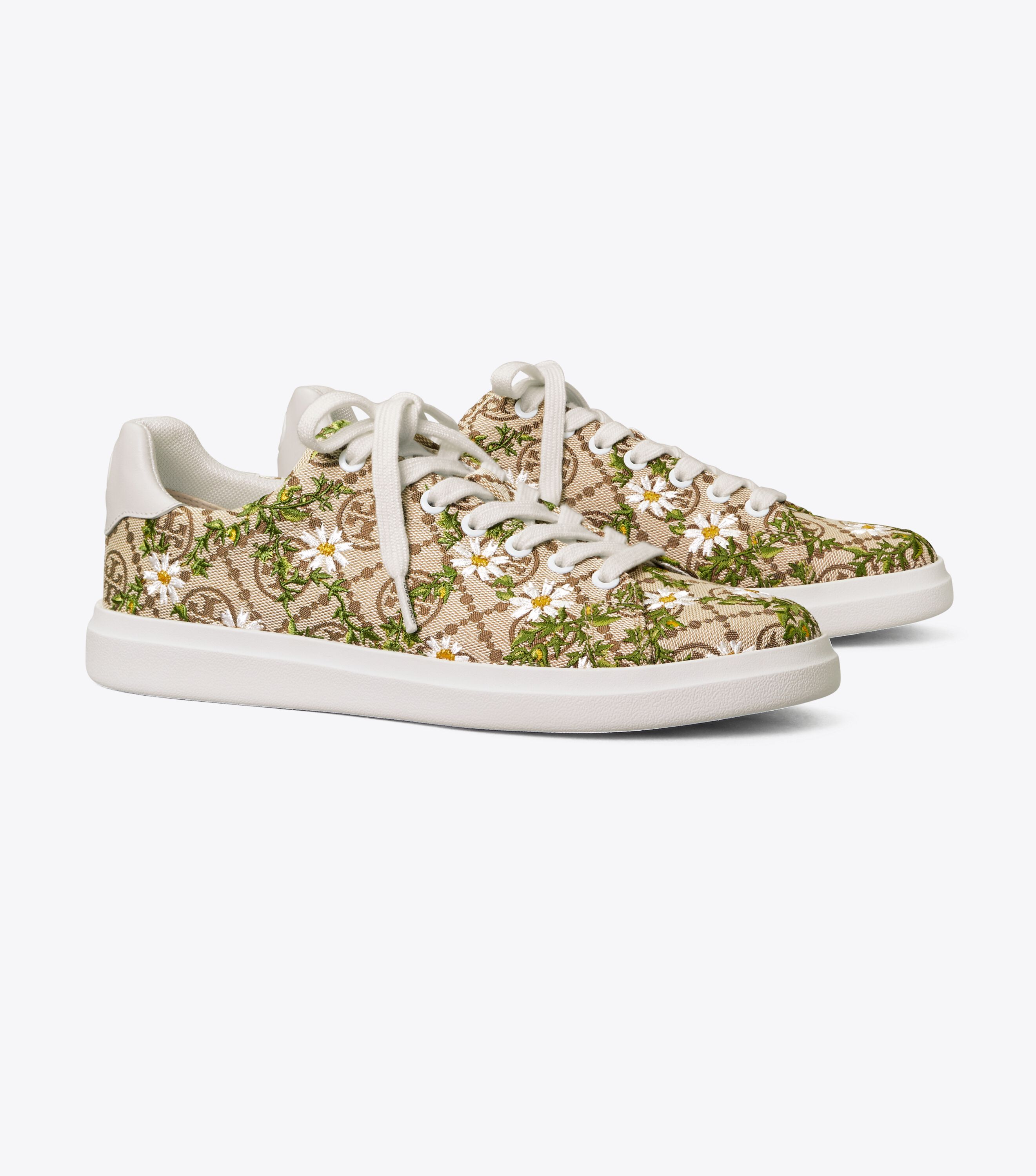 Tory burch floral store sneakers