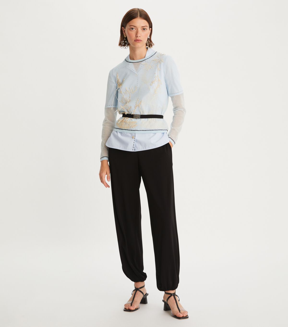 tory burch embellished crewneck