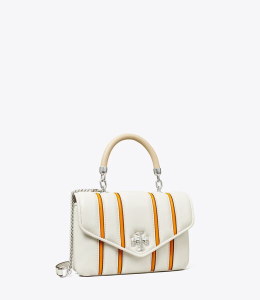 Mini Kira Bombé Stripe Top-Handle Bag