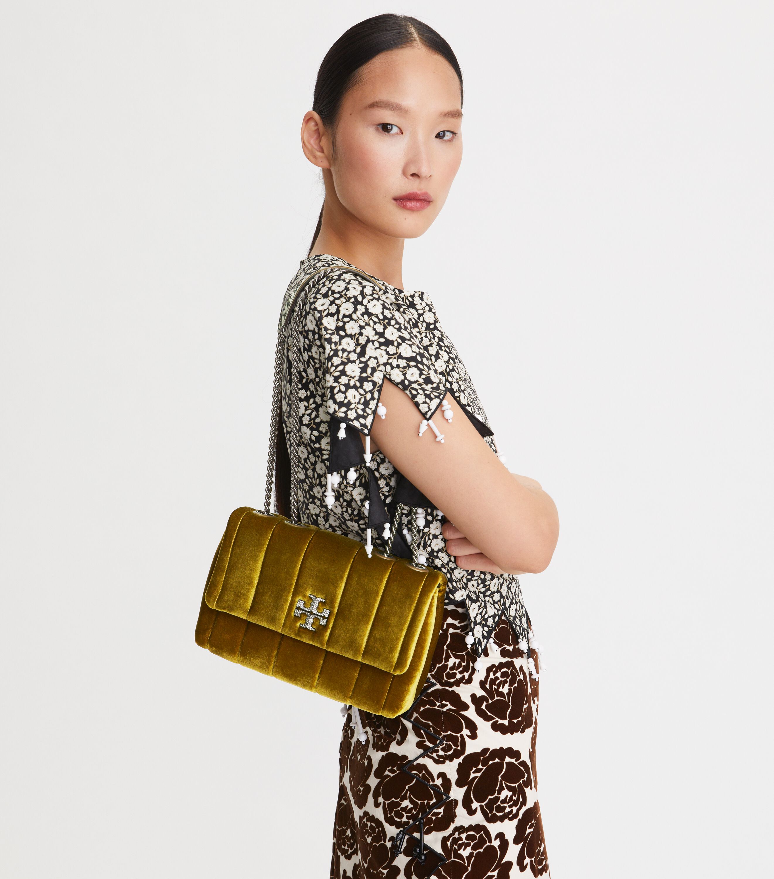 Tory burch top kira satchel