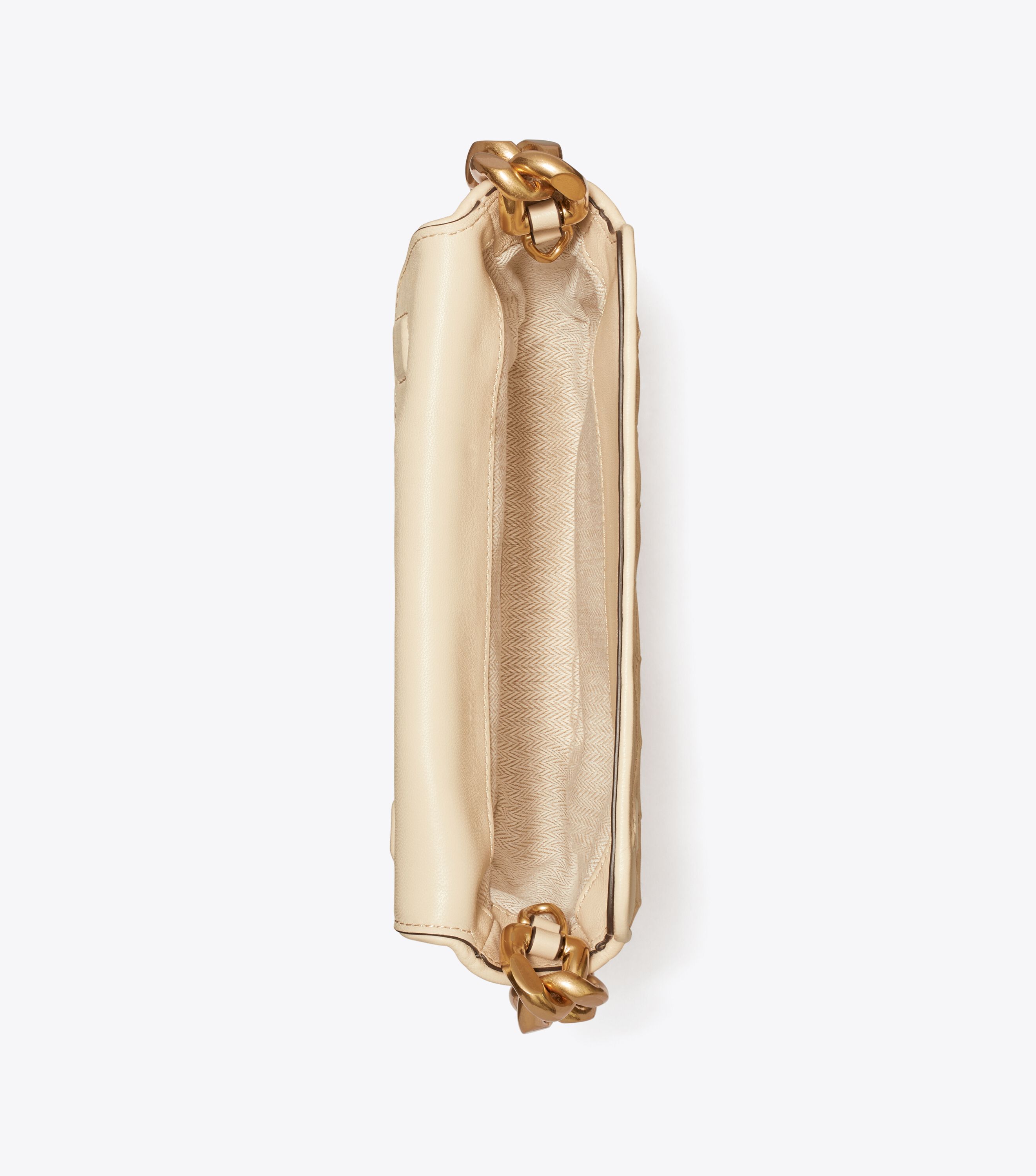 【Tory Burch】Fleming Soft Mini Crescent Bag Mini Fleming Soft Polished-Grain Crescent Bag: Women's