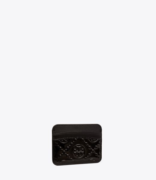 T Monogram Patent Card Case