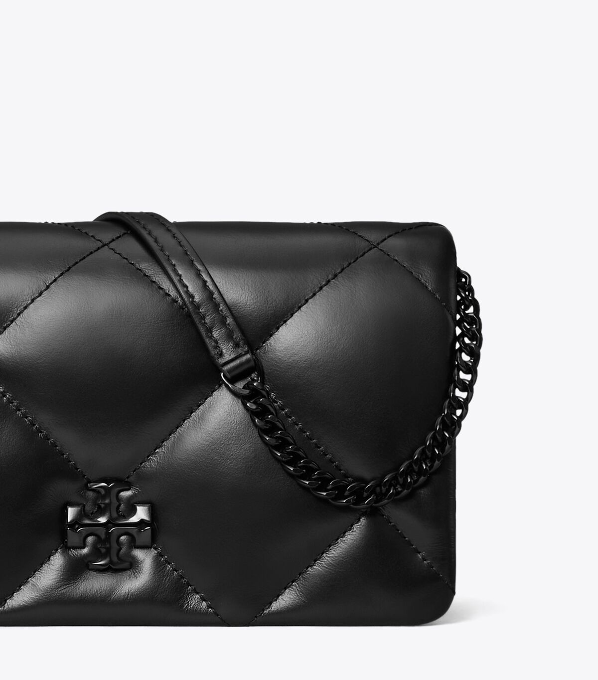 tory burch kira diamond quilt chain wallet