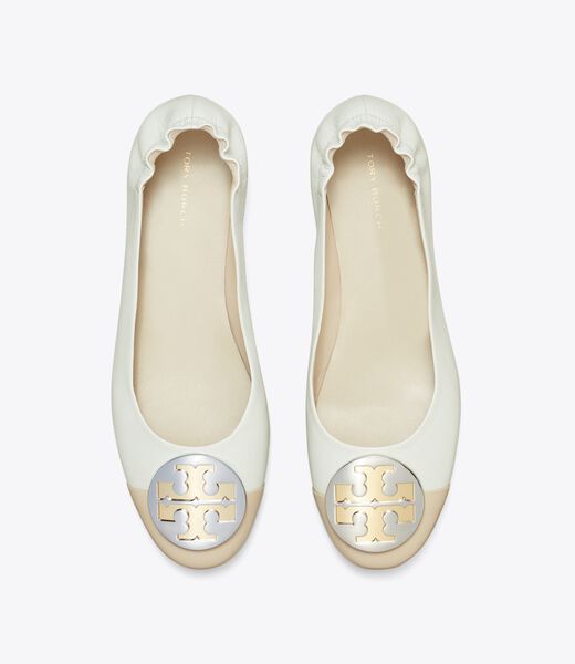 tory burch claire cap toe ballet